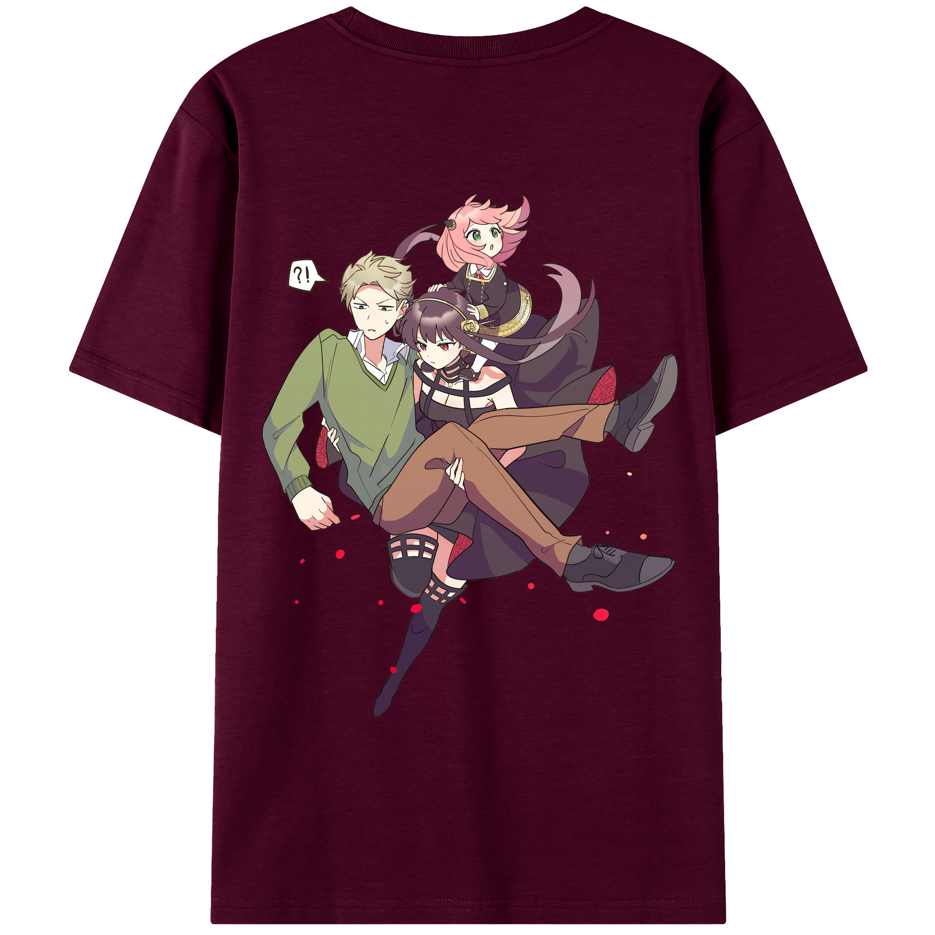 （画像用） SPY×FAMILY间谍家家酒 レディース半袖Tシャツ(バックプリント)